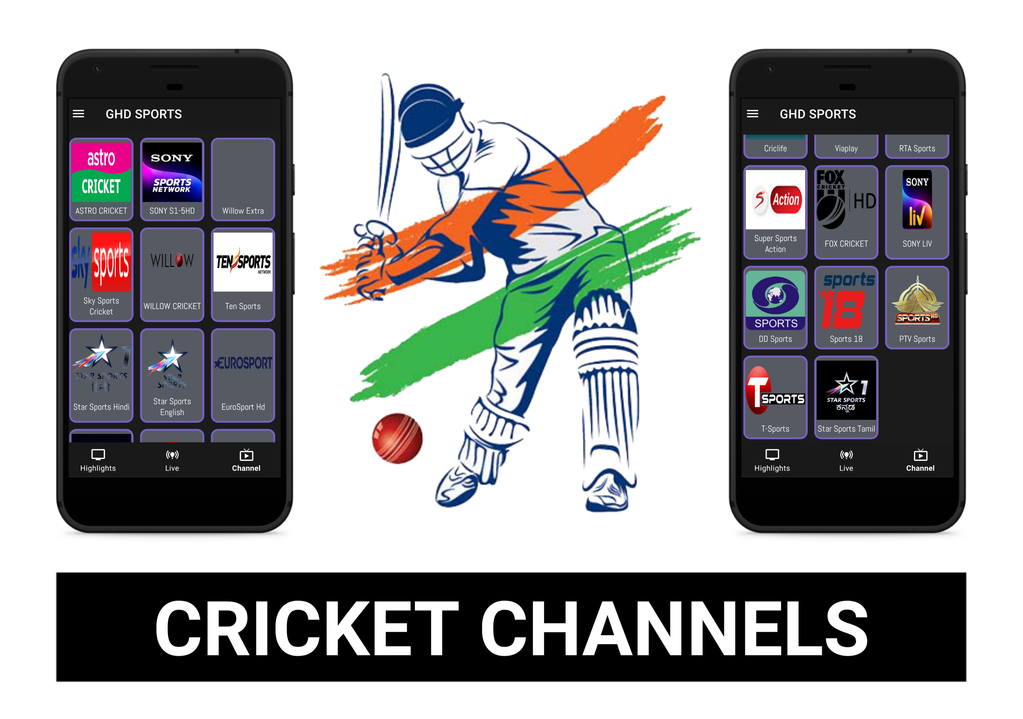 Cricket Channels